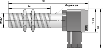 Оптический диффузный датчик ВБО-М18-76К-3111-С в России