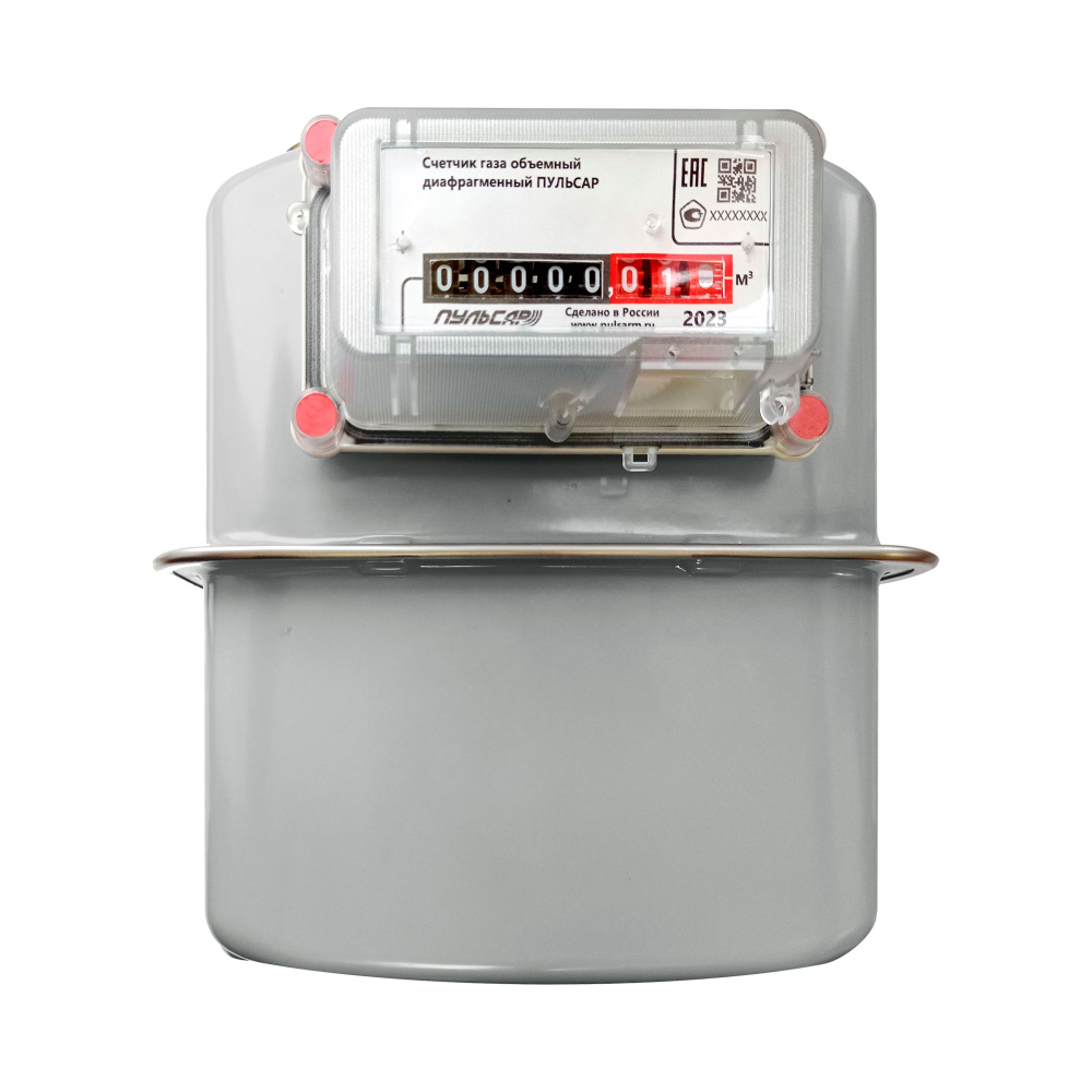 Счётчик газа объемный диафрагменный «Пульсар» G2,5 справа налево в #REGION_NAME_DECLINE_PP#