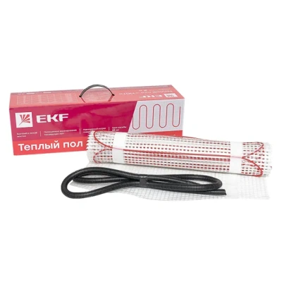 Мат нагревательный двухжильный "Уют" 3 кв. м. 450 Вт EKF в  Мат нагревательный двухжильный "Уют" 3 кв. м. 450 Вт EKF в