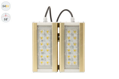 Прожектор GOLD, универсальный U-2, 54 Вт, 58° в 