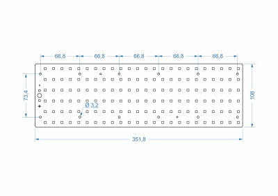 Модуль Brillare: SMD3030*144-352x108 (85x155°) в 