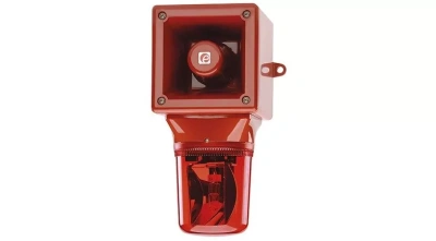 Аварийный звуковой сигнализатор AB121RTH с маяком в  Аварийный звуковой сигнализатор AB121RTH с маяком в