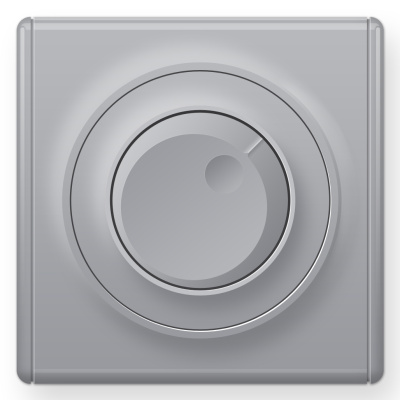 Светорегулятор OneKeyElectro Florence 600 W для ламп накаливания и галогенных ламп, серый в 