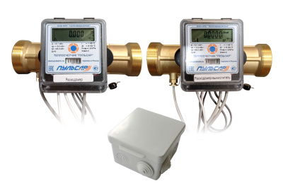 Общедомовый теплосчетчик Ду40 M-Bus + 2 имп. входа, qp=10 м3/ч, 105°C в 