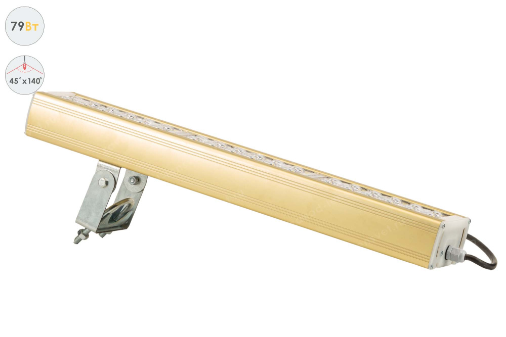 Магистраль GOLD, универсальный U-1, 79 Вт, 45X140°, светодиодный светильник в #REGION_NAME_DECLINE_PP#