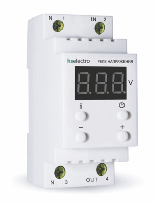 Реле напряжения HS Electro УКН2-63с в  Реле напряжения HS Electro УКН2-63с в
