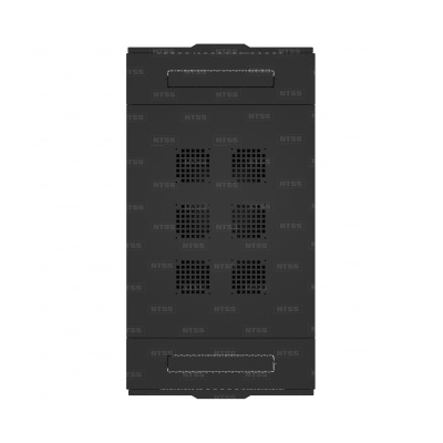 Шкаф напольный секционный NTSS CoPC 44U 600х1200мм, 4 профиля 19 на секцию, 4 секции по 11U, двери перфорированные, регулируемые опоры, черный RAL 9005 в России