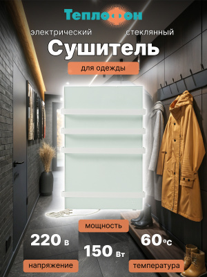 Теплофон ЭРГН-0,15/220 электрический сушитель для вещей, белый в 