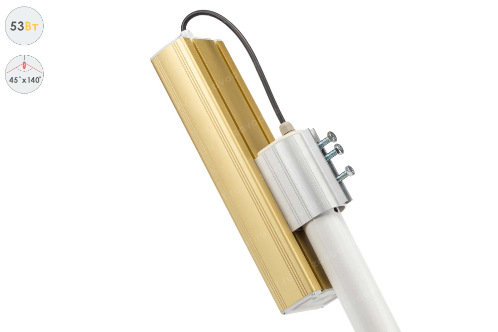 Магистраль GOLD, консоль K-1, 53 Вт, 45X140°, светодиодный светильник в #REGION_NAME_DECLINE_PP#