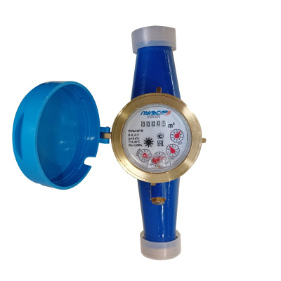 Счетчик холодной воды «Пульсар М» без интерфейса Ду32, пластиковый регистр, Qn=6 м3/ч в 