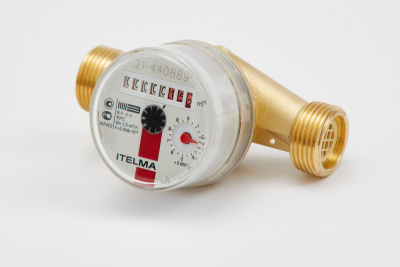 Счетчик горячей воды WFW20.E130-0-R-L-10-IP68, ДУ20 в 