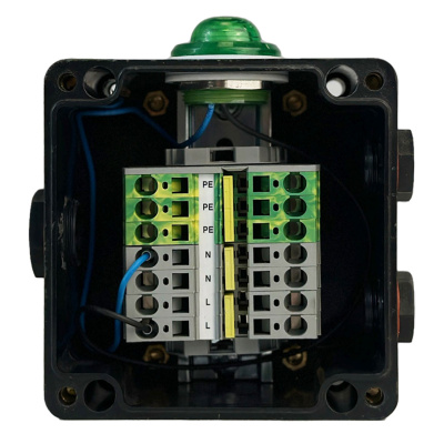 Коробка соединительная КСТ-КС-П-И.З-L(6)/2;N(6)/2;PE(6)/3-П-С:ЗВ(25)/1-D:ЗВ(20)/2 в 