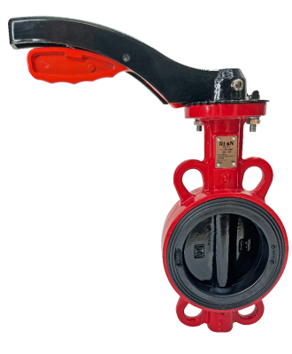 Дисковый поворотный затвор с алюминиевой  рукояткой REON тип RSV81RED DN 50 PN 16 в 