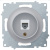 Розетка OneKeyElectro Florence компьютерная 1xRJ45 кат.5e, серая в 