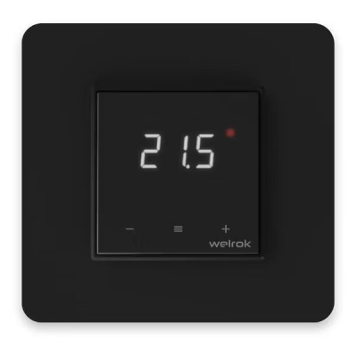 Терморегулятор для теплого пола Welrok lis bk в  Терморегулятор для теплого пола Welrok lis bk в