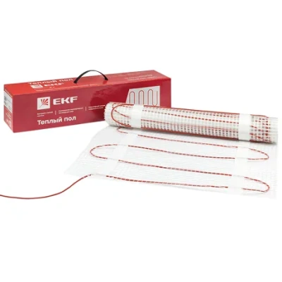 Мат нагревательный двухжильный "Уют" 5 кв. м. 750 Вт EKF в  Мат нагревательный двухжильный "Уют" 5 кв. м. 750 Вт EKF в