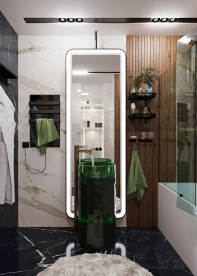 Теплофон ЭРГН-0,15/220  электрический полотенцесушитель 150 Вт, черный в 