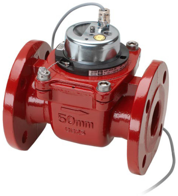 Счетчик воды VMT (WPH-I), 150°C, DN 125, с импульсным датчиком (100L/Imp.) в 