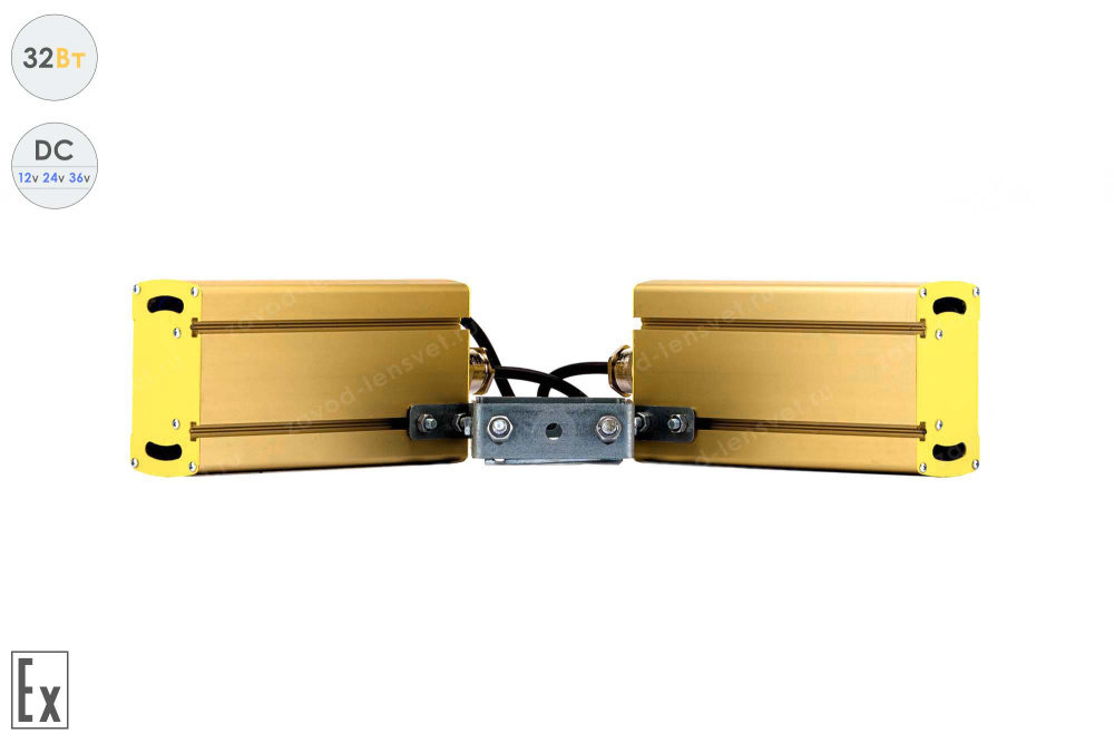 Низковольтный светодиодный светильник Модуль Взрывозащищенный Галочка GOLD, универсальный, 32 Вт, 120° в #REGION_NAME_DECLINE_PP#