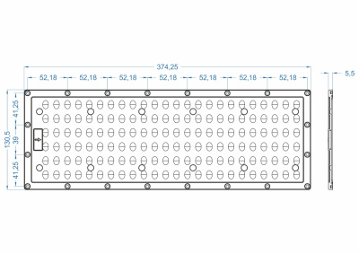 Модуль Brillare: SMD3030*144-352x108 (85x155°) в России